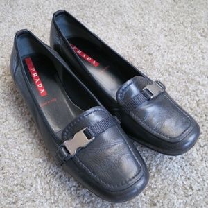 Prada Sport Black Loafers